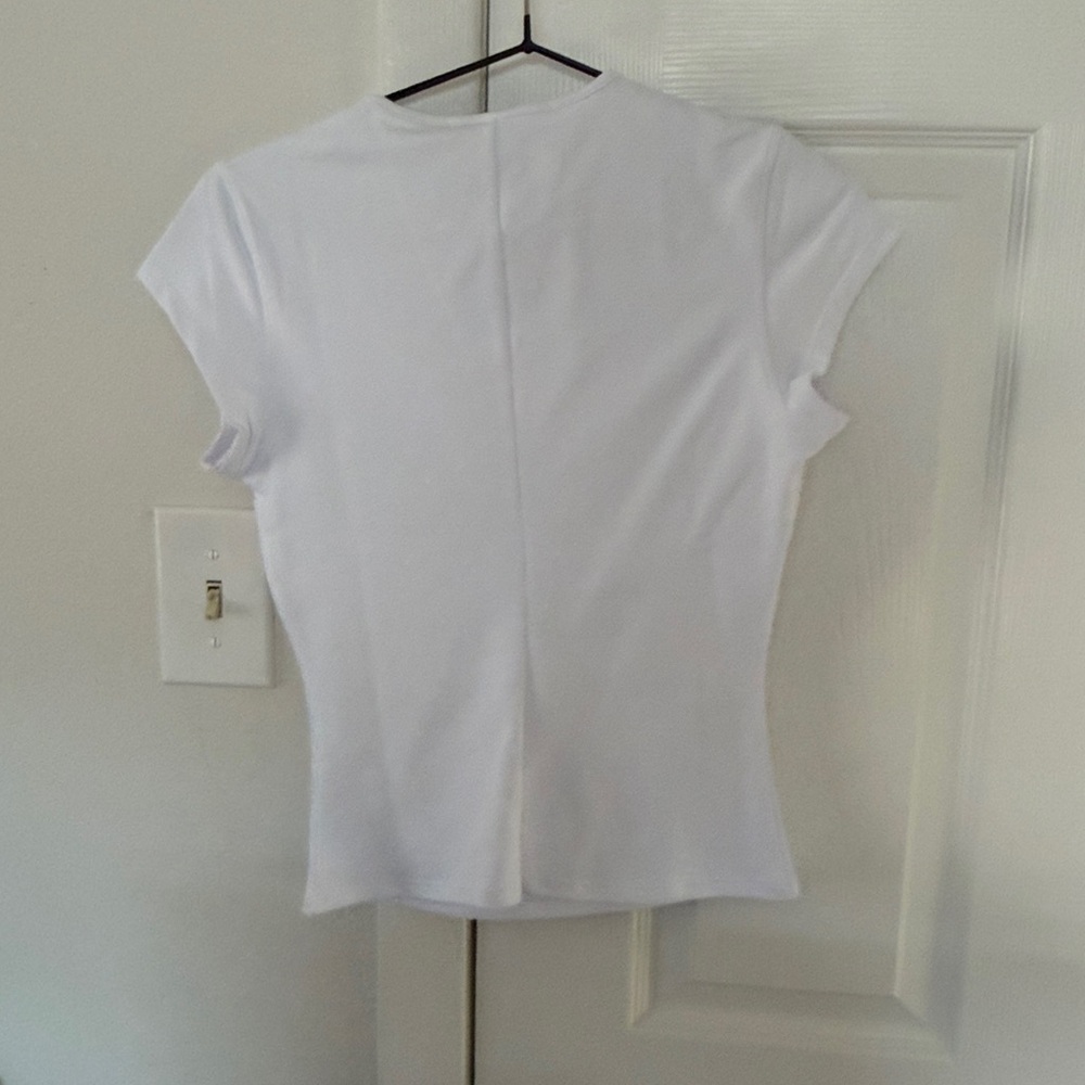 NWT FIRM PRICE Tankair Cap Sleeve Baby Tee, Milk, Medium - Picture 6 of 6
